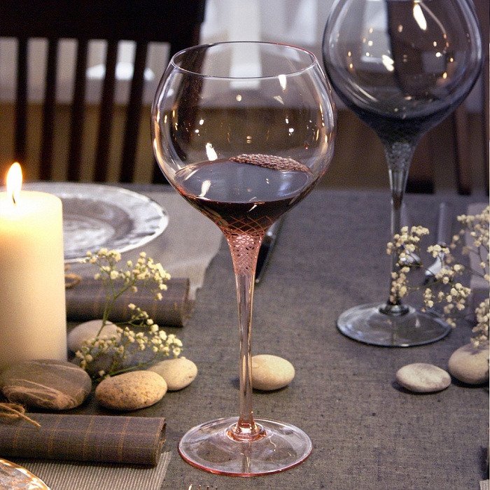 Набор бокалов для красного вина Sera-Irida из цветного хрусталя - купить Бокалы и стаканы по цене 75000.0