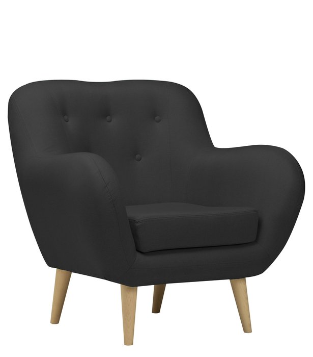 Кресло Элефант черного цвета - купить Интерьерные кресла по цене 17160.0