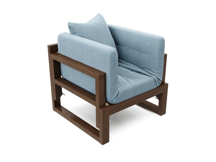 Кресло Амбер голубого цвета - лучшие Интерьерные кресла в INMYROOM