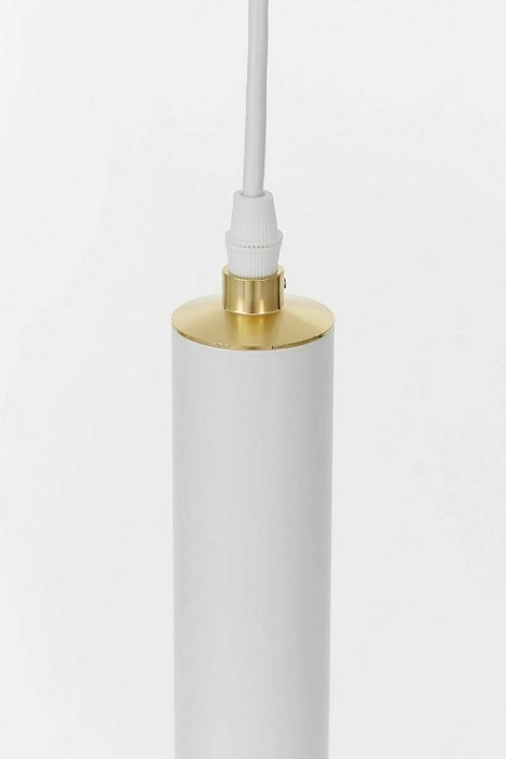 Подвесной светильник Folino LDP 7012-1B WT+GD (стекло, цвет белый) - купить Подвесные светильники по цене 2530.0