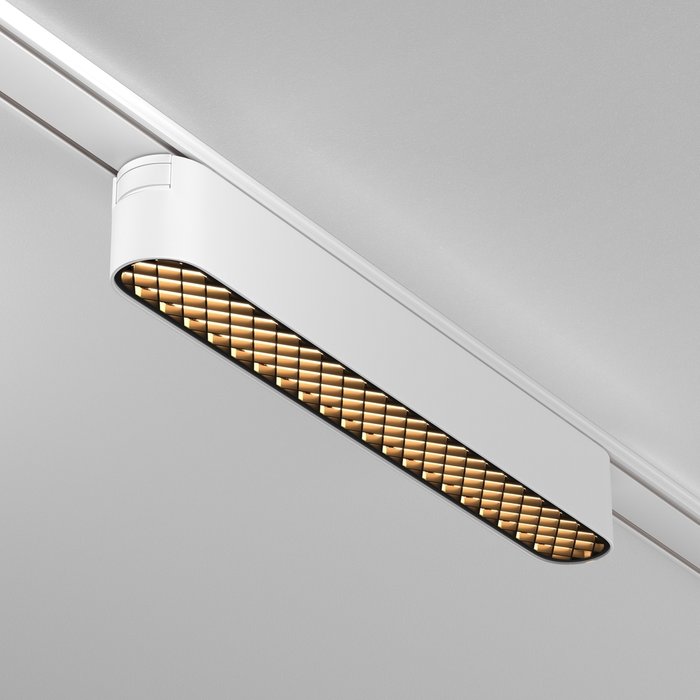 Трековый светильник Basis Grid Magnetic track system Radity белого цвета - лучшие Трековые светильники в INMYROOM