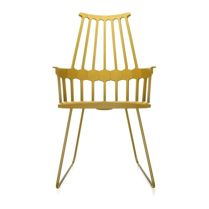 Кресло Comback желтого цвета - купить Обеденные стулья по цене 68039.0