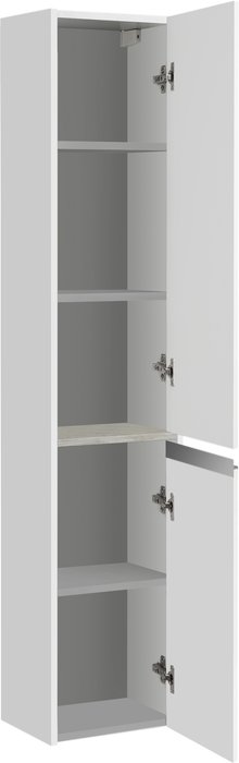 Шкаф-пенал Лондри белого цвета - лучшие Пеналы для ванной комнаты в INMYROOM
