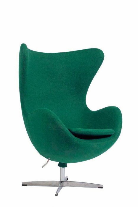 Кресло Egg Chair зеленого цвета    - лучшие Интерьерные кресла в INMYROOM