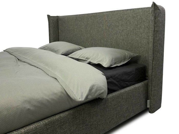 Кровать с подъемным меxанизмом Lofty 140х190 серого цвета  - лучшие Кровати для спальни в INMYROOM