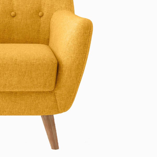 Кресло Picasso горчичного цвета - лучшие Интерьерные кресла в INMYROOM