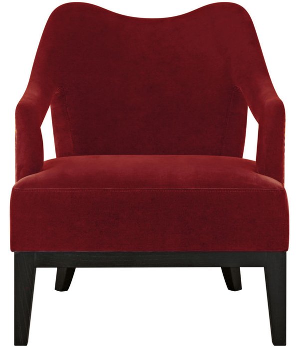 Кресло Poly Red красного цвета - купить Интерьерные кресла по цене 90480.0