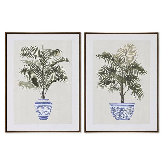 Картина Пальмы Колониальный 60 x 4 x 80 cm (2 штук)
