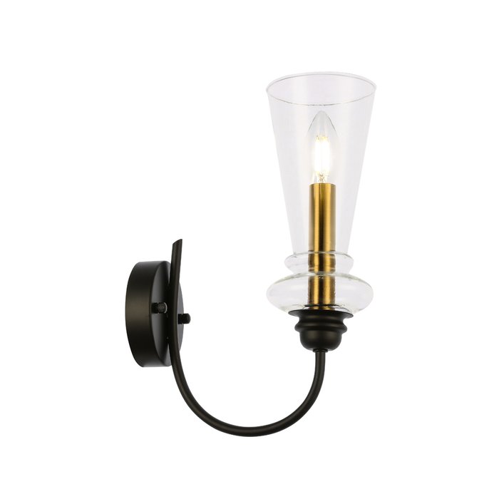  Светильник настенный Rammo с прозрачным плафоном - лучшие Бра и настенные светильники в INMYROOM