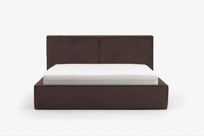 Кровать с подъемным механизмом Loft 200х200 коричневого цвета Кровать с подъемным механизмом Loft 200х200 коричневого цвета