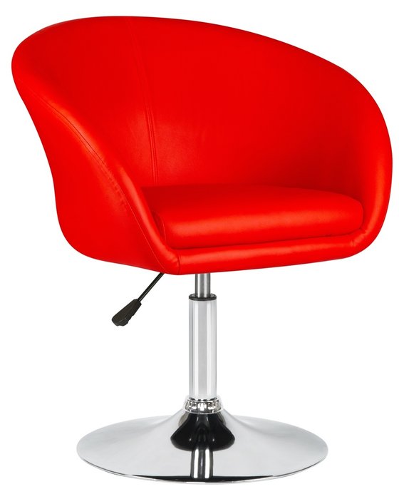Кресло дизайнерское Edison красного цвета