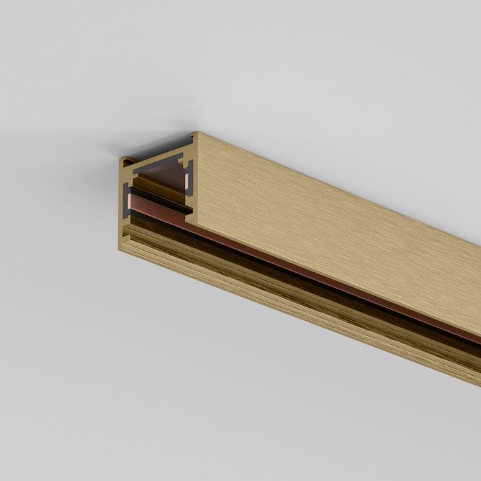 Brass Line Шинопровод накладной латунь 2м 85227/00 Line Magnetic
