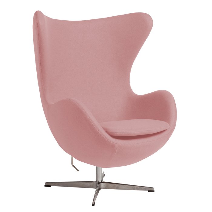 Кресло Egg Chair розового цвета - купить Интерьерные кресла по цене 57800.0