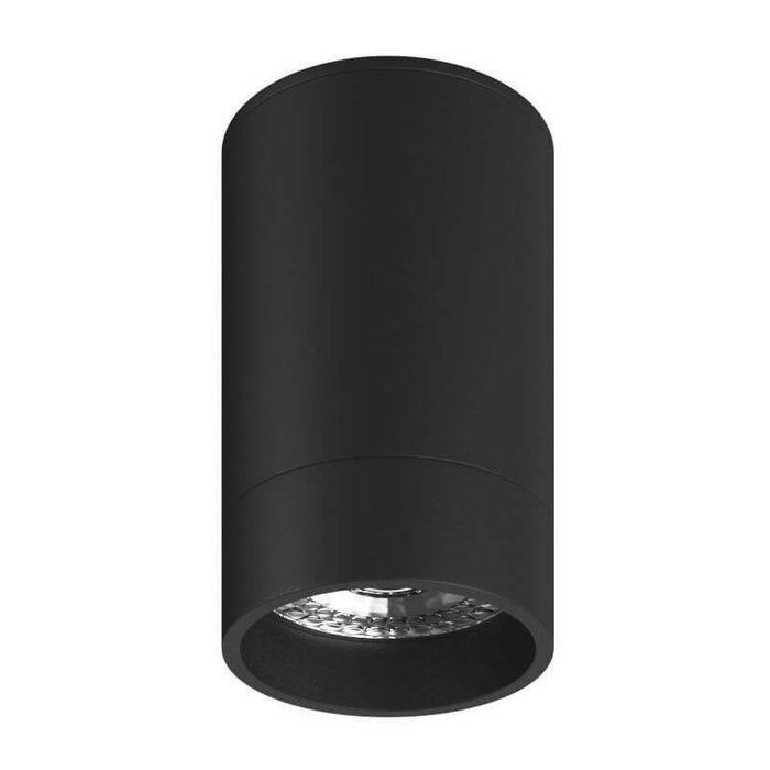 Накладной светильник DK2000 DK2050-BK (алюминий, цвет черный) - купить Накладные споты по цене 940.0