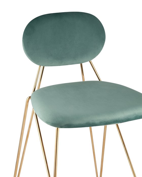 Полубарный стул Элис мятного цвета - купить Барные стулья по цене 16164.0