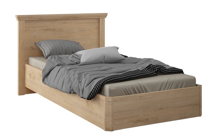Кровать Магнум 90х200 коричневого цвета - купить Кровати для спальни по цене 27590.0