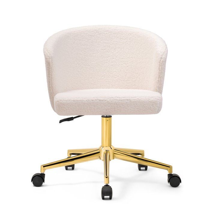 Стул компьютерный Lika белого цвета - лучшие Офисные кресла в INMYROOM