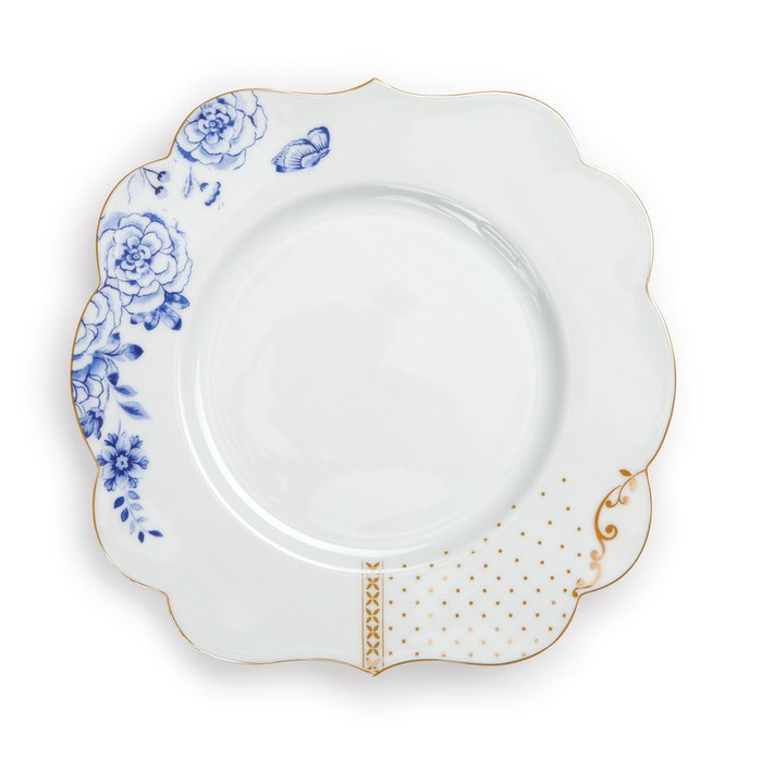Набор из двух тарелок Royal белого цвета