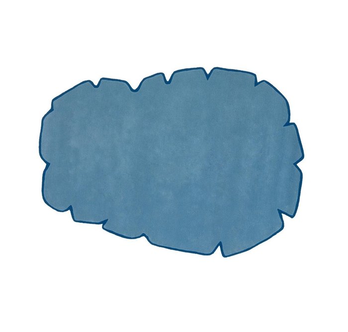 Ковер Cloud синего цвета 170х240