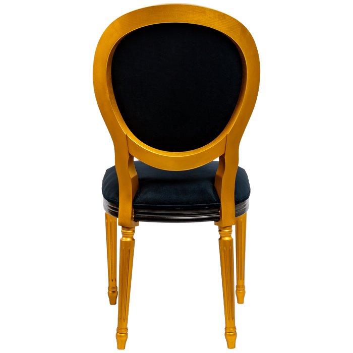 Стул Дворец Тюильри Февраль черно-золотого цвета - лучшие Обеденные стулья в INMYROOM