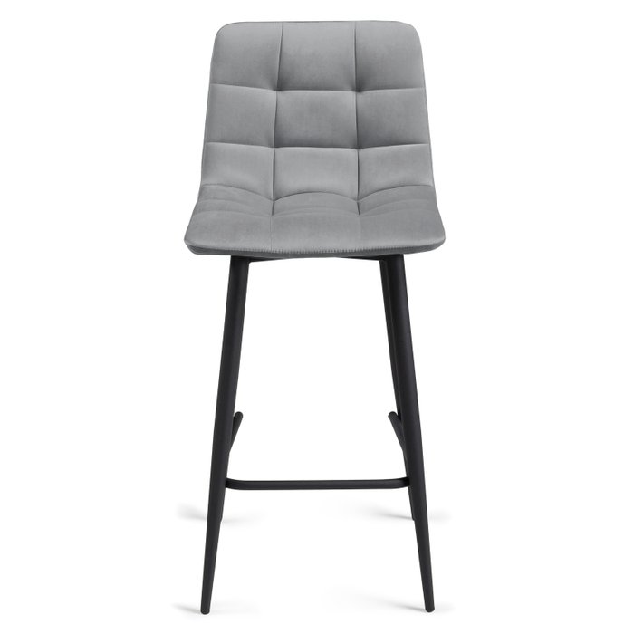 Полубарный стул Чилли К серого цвета - купить Барные стулья по цене 4990.0