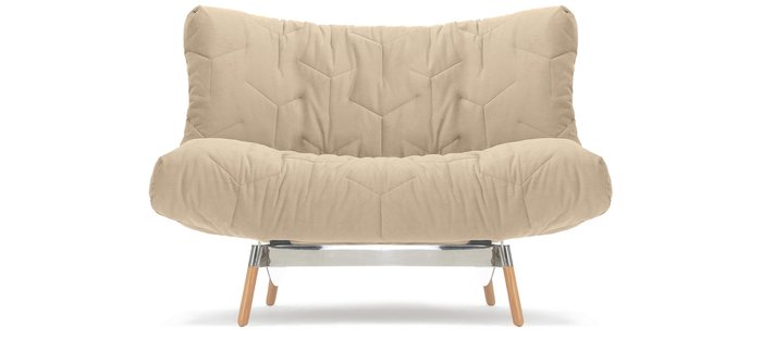Кресло-кровать АРТЕС Аэро Хром бежевого цвета - купить Интерьерные кресла по цене 21990.0