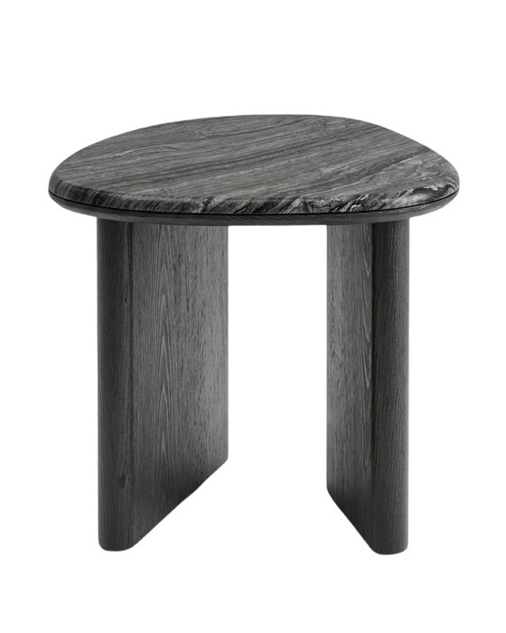 Приставной столик Эктор черного цвета