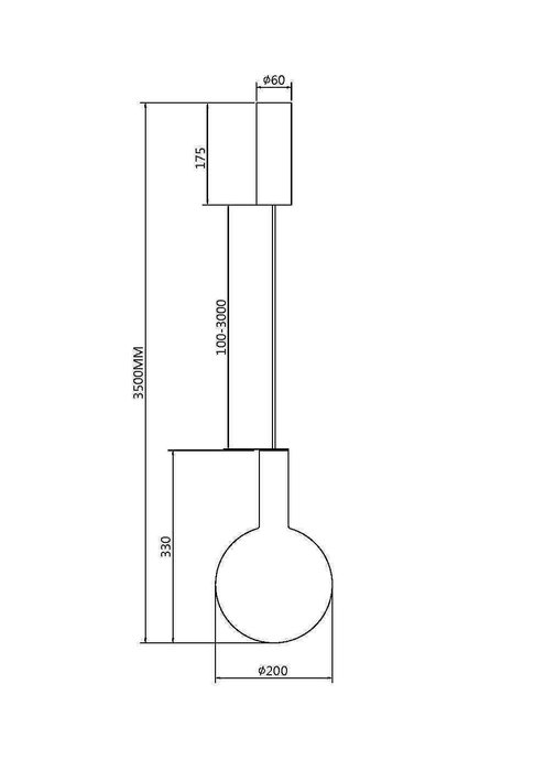 Подвесной светильник Maytoni MOD182PL-L4CG3K Nebula Modern - купить Подвесные светильники по цене 16590.0