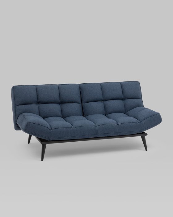 Диван-кровать Фьорд синего цвета - лучшие Прямые диваны в INMYROOM