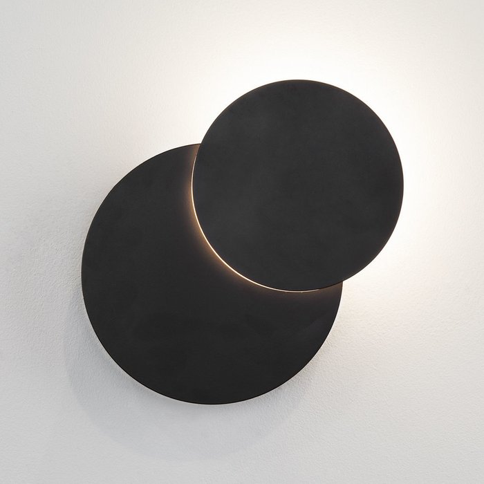 Настенный светодиодный светильник Figure черного цвета - купить Бра и настенные светильники по цене 2500.0