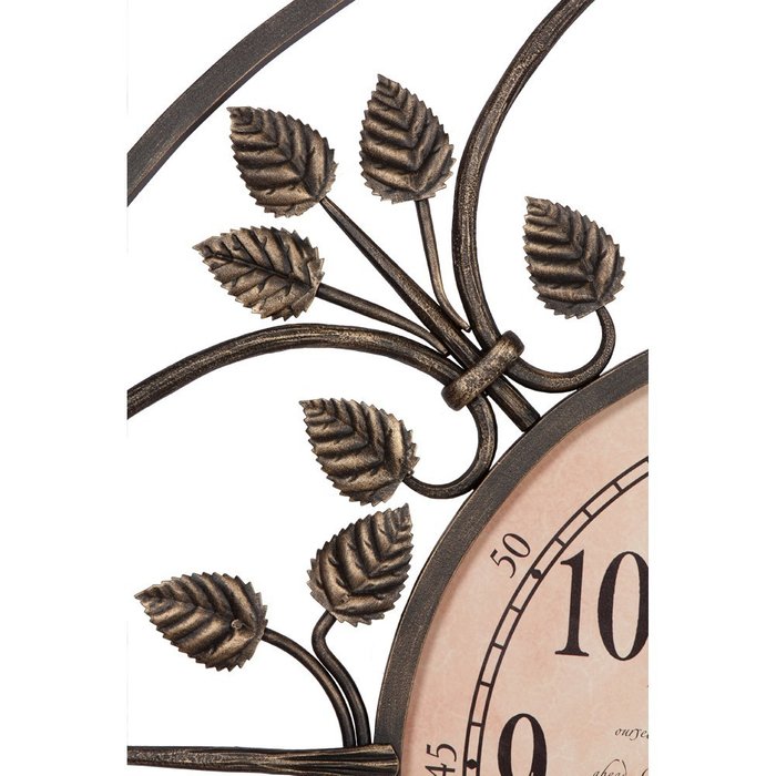 Часы настенные London Time коричневого цвета - лучшие Часы в INMYROOM
