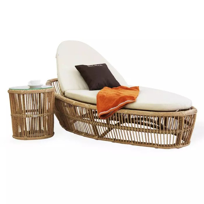 Шезлонг Лучиано бежевого цвета - лучшие Шезлонги в INMYROOM Шезлонг Лучиано бежевого цвета - лучшие Шезлонги в INMYROOM