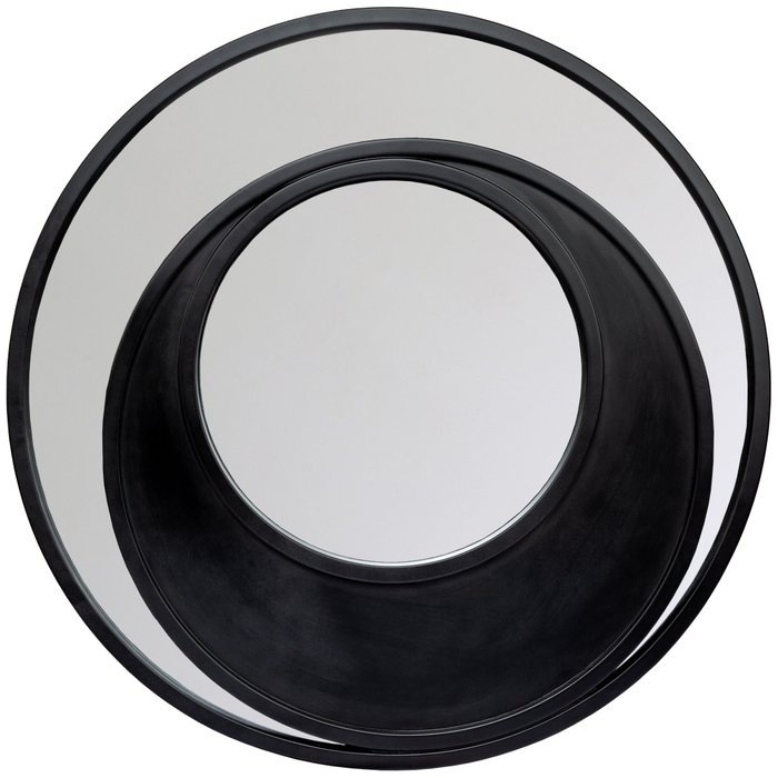 Настенное зеркало Астралис черного цвета
