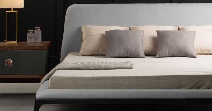Кровать Liberty 180х200 серого цвета - лучшие Кровати для спальни в INMYROOM