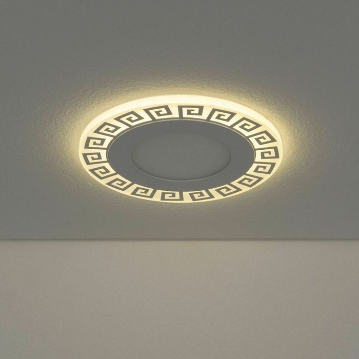 Встраиваемый потолочный светодиодный светильник Grik M белого цвета - лучшие Встраиваемые споты в INMYROOM