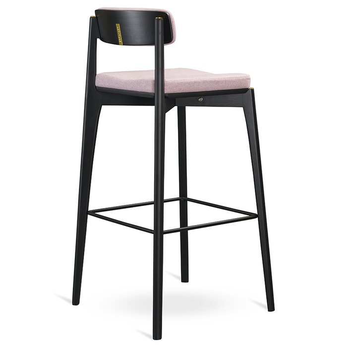 Стул барный Aska черно-розового цвета - лучшие Барные стулья в INMYROOM