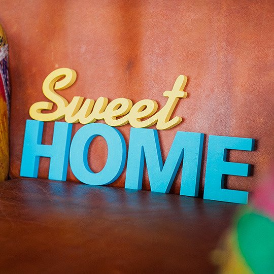 Слова для интерьера 'Sweet Home'