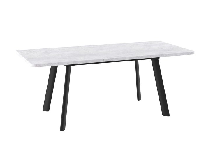 Раздвижной обеденный стол Прайм черно-серого цвета - купить Обеденные столы по цене 31490.0
