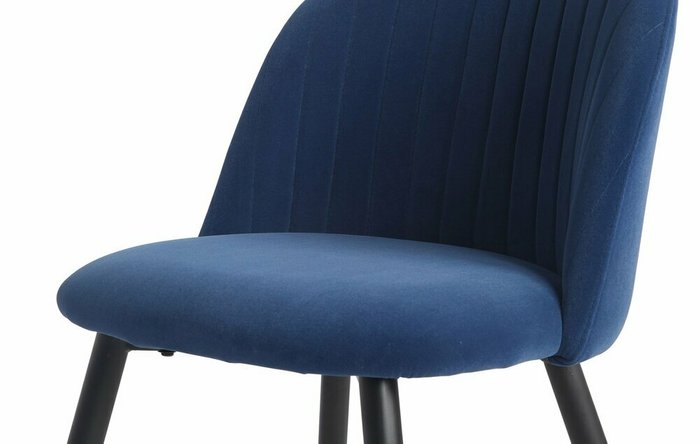 Обеденный стул Angela темно-синего цвета - лучшие Обеденные стулья в INMYROOM