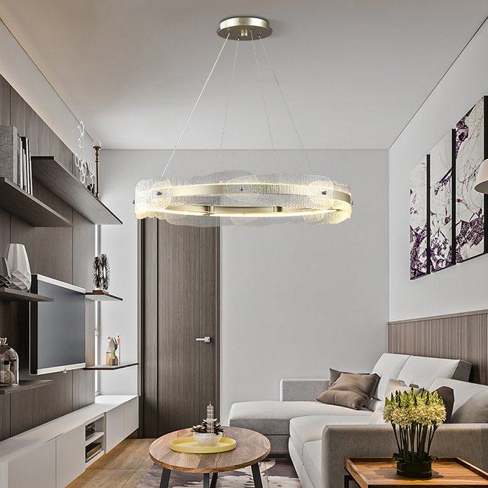 Люстра Portola Brayden Studio D86 Transparent - лучшие Подвесные люстры в INMYROOM