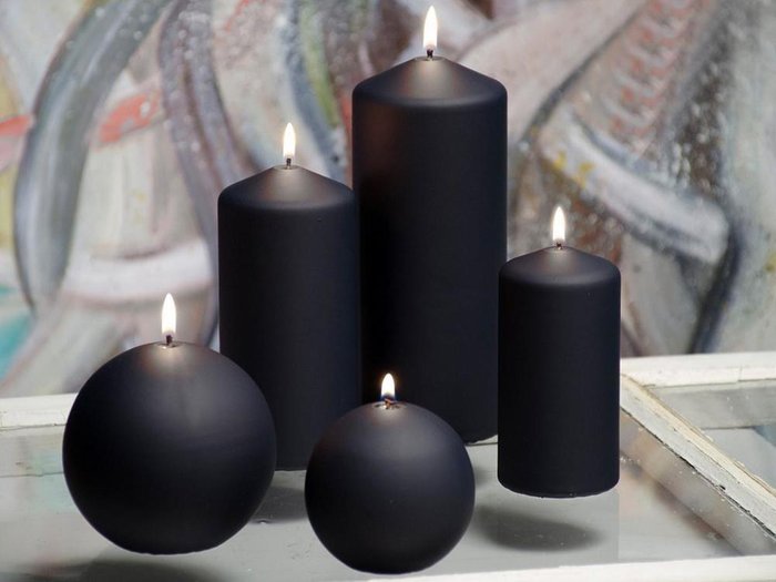 Свеча Огого L черного цвета - купить Свечи по цене 850.0