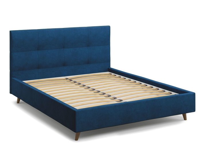 Кровать Garda 140х200 синего цвета - купить Кровати для спальни по цене 32000.0