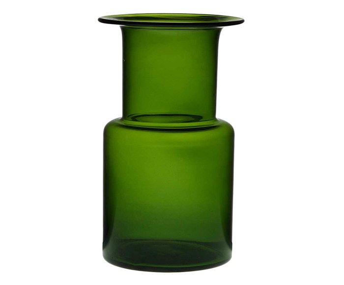 Стеклянная ваза Evan зеленого цвета