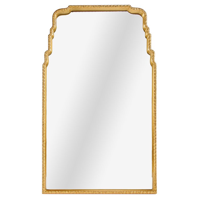 Настенное зеркало Блэр в раме золотого цвета 