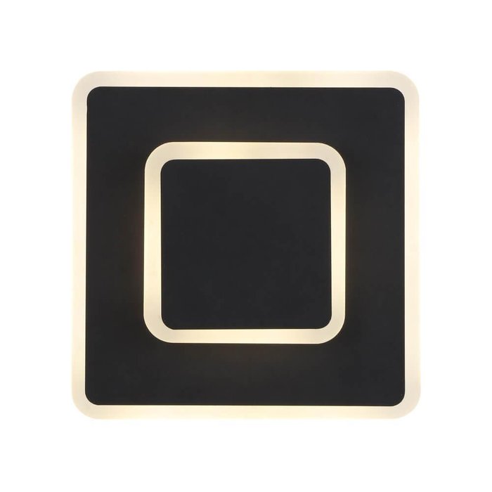 Светодиодный настенный светильник черного цвета