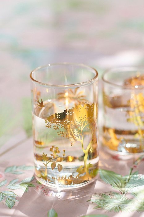 Набор из шести стаканов La Majorelle золотого цвета - лучшие Бокалы и стаканы в INMYROOM