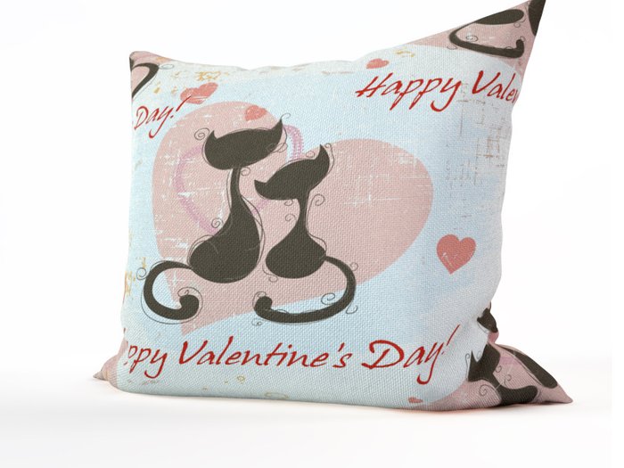 Декоративная подушка: День Валентина