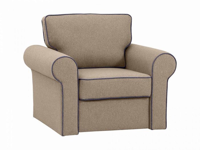 Кресло Murom серо-коричневого цвета  - купить Интерьерные кресла по цене 43830.0