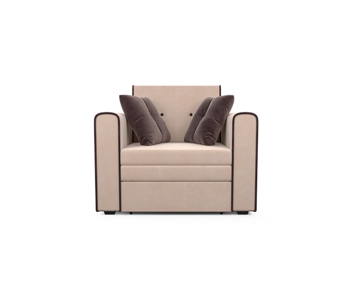 Кресло-кровать Санта бежевого цвета - купить Интерьерные кресла по цене 20190.0