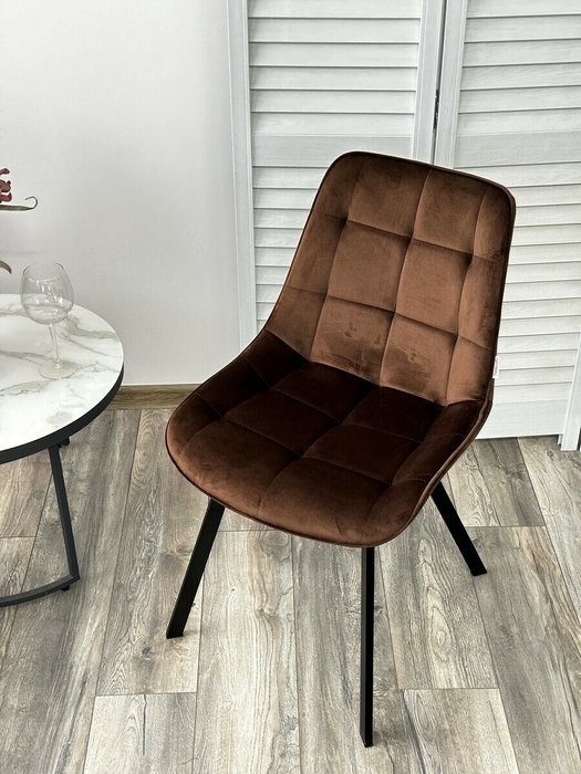 Стул Onion коричневого цвета - лучшие Обеденные стулья в INMYROOM